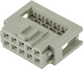 09185107803, 10-Way IDC Connector Socket for Cable Mount, 2-Row