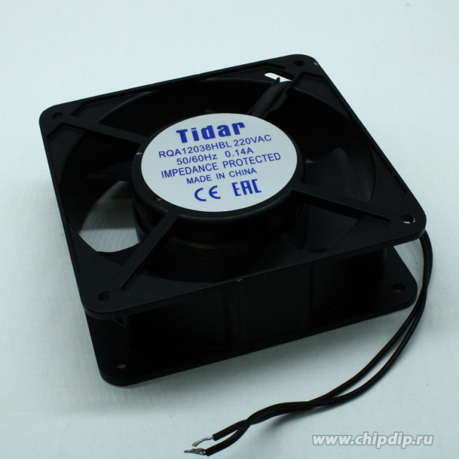 RQA 12038HBL 220VAC, Осевой вентилятор AC с подшипником качения RQA, 120х38, HBL, 220 В RQA 12038HBL 220VAC, Осевой вентилятор AC с подшипником качения RQA, 120х38, HBL, 220 В