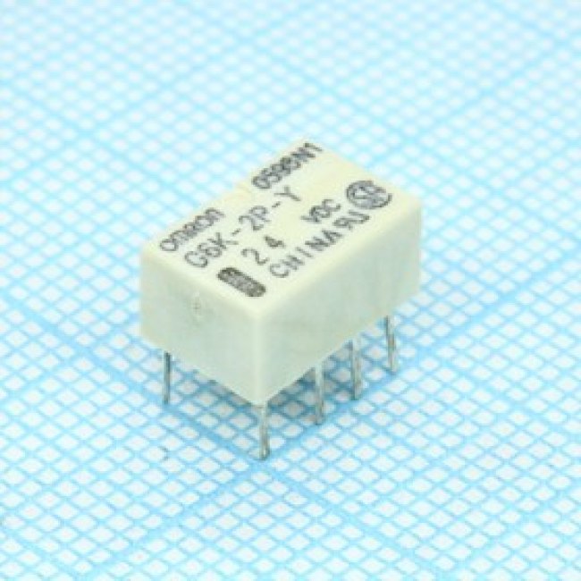 G6K-2PY-24DC, Сигнальное реле 1A DPDT (две контактных группы-два направления) катушка 24В