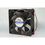 Вентилятор постоянного тока 24 Вольта, шариковый подшипник, 2800об/мин, ВН190B вент 120x120x38\ 24В\