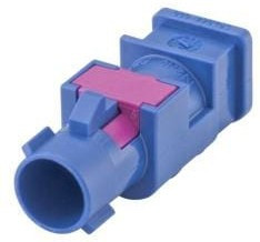 59Z064-000C, RF Connector Accessories Plastic housing Plug Straight C Blue