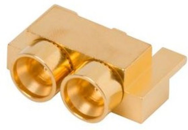 9311-60033, RF COAX CONN, SMP, PLUG, 50 OHM, PCB