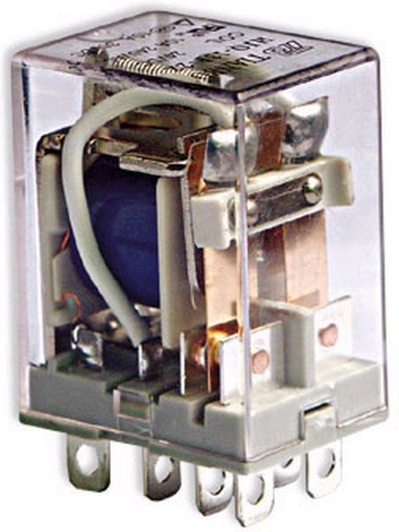 HJQ-13F-220VAC-2Z, Реле 2пер. 220VAC, 10A/240VAC