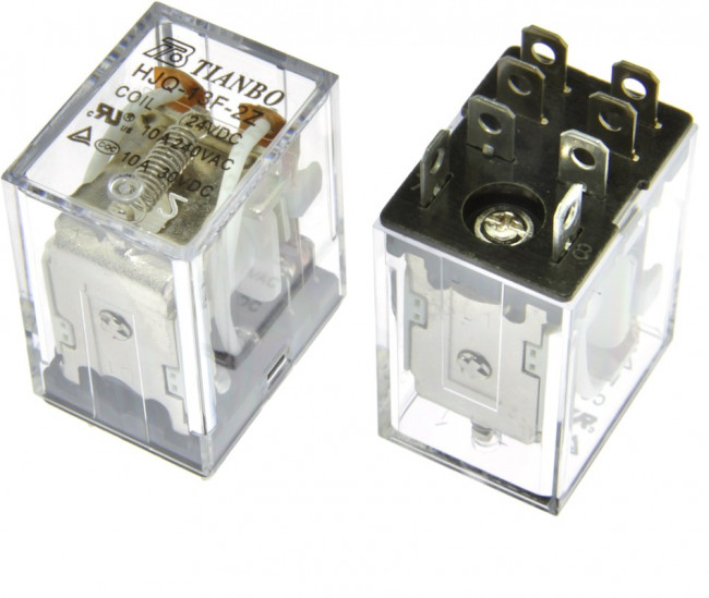 HJQ-13F-220VAC-2Z, Реле 2пер. 220VAC, 10A/240VAC