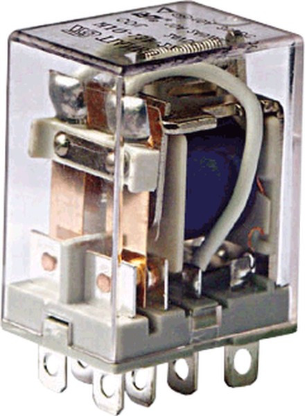 HJQ-13F-220VAC-2Z, Реле 2пер. 220VAC, 10A/240VAC