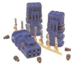 10-730605-002, Прямоугольный контакт питания, RADSOK®, Серия Tru-Loc, Контакты с Покрытием из Золота, Медный Сплав