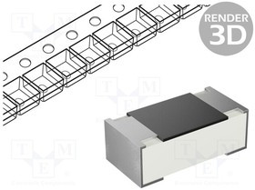 MR04X333JTL, Резистор: thick film; 0402; 33кОм; ±5%; 100ppm/°C; 50В