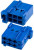 1-965640-1, Timer Connectors 6 контактов шаг 5мм синий