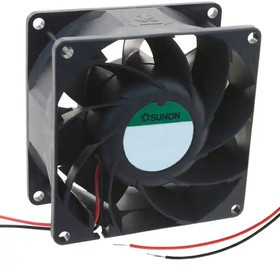 PMD2408PMB2-A (2).GN, Вентилятор осевой, 24ВDC, 80x80x38мм, подшипник качения 24AWG