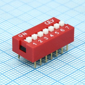 DS1040-07RN, (SWD1-7), DIP переключатель 7 групп