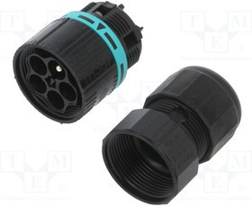 THB.387.A5A, Разъем: питания AC, зажим под винт, "папа", TH387, 7-12мм, 450В