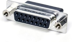 L777RRE09PVF, D-Sub Standard Connectors 9P Sz E Plug Hsng Front Screwlock 4-40