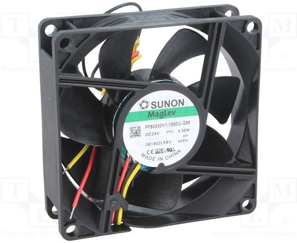 Вентилятор Sunon PF80252V1-G99-A 24V DC 4.80W 80X25 3pin Вентилятор Sunon PF80252V1-G99-A 24V DC 4.80W 80X25 3pin