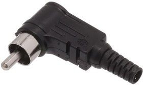 174-0252-E, RCA Phono Connectors RIGHT ANGLE BLACK