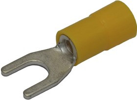 Вилочный изолированный наконечник RNE-506 с нейлоновой манжетой Желтый НУ=100шт 6700506