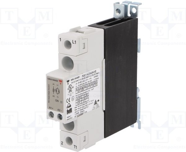 RGC1A23A25KKE, Contactors - Solid State 1P-SSC-AC IN-ZC 230V 25A 800VP-E-SRW IN RGC1A23A25KKE, Contactors - Solid State 1P-SSC-AC IN-ZC 230V 25A 800VP-E-SRW IN