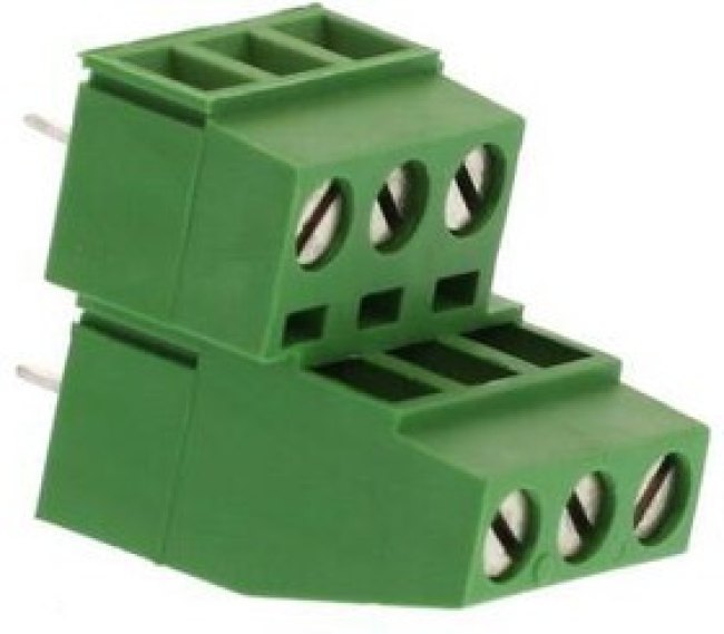 282868-3, Fixed Terminal Blocks RCPT WIRE 3P VERT