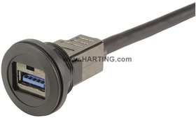 09454521970, USB 3.0 Cable, Male USB A to Female USB A Cable, 500mm