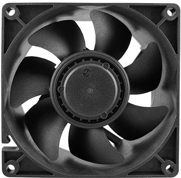 FMA1-09238WBHW12, EC Fans EC FAN, 92x92x38mm, 2-BALL BEARING, HIGH SPEED, 100-240VAC, WIRE LEADS