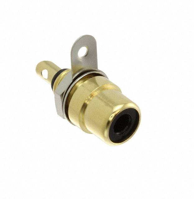 BPJF01AUX, RCA Phono Connectors FRONT MT JACK BLACK BPJF01AUX, RCA Phono Connectors FRONT MT JACK BLACK