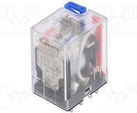 HR602CD012, Реле: электромагнитное, DPDT, Uобмотки: 12ВDC, 7A/250ВAC, 7A/30ВDC