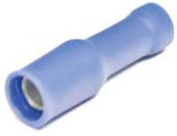 Клемма наконечник на кабель розетка "I" , 4мм, обжимная, синий, TBL-1
