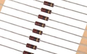 CBT25J22R, 22 Carbon Composition Resistor 0.25W ±5% CBT25J22R