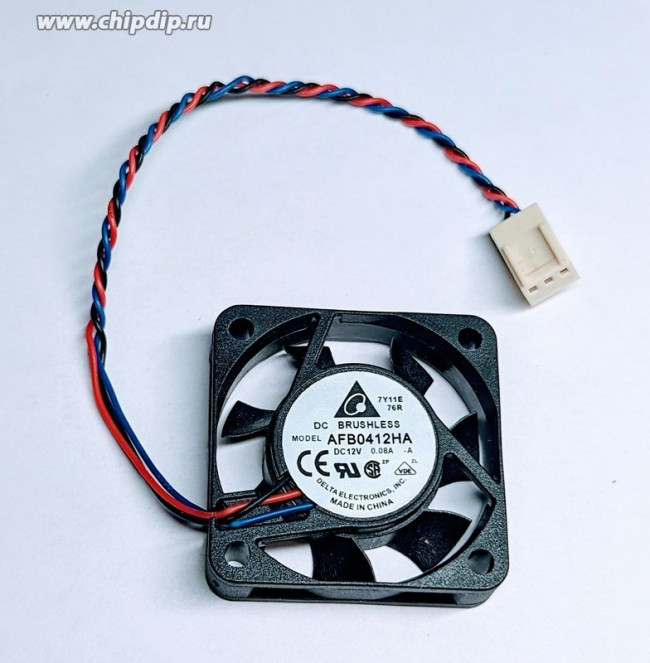 Вентилятор Delta Electronics AFB0412HA DC 12V 0.08A 40x10 3pin