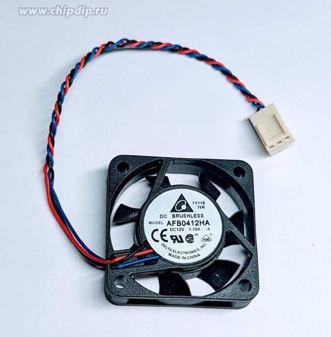 Вентилятор Delta Electronics AFB0412HA DC 12V 0.08A 40x10 3pin