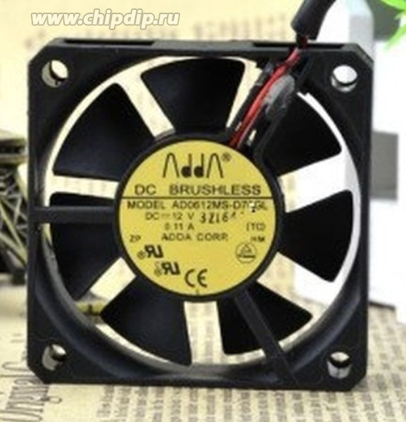 Вентилятор ADDA AD0612MS-D71GL 60x15 12v 0.11a 2pin