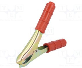 ZAC-110-R, Зажим "крокодил", 200А, Диап.захвата: макс.25мм, Длина: 110мм