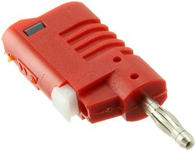 CT2016-2, Test Plugs &amp; Test Jacks 4mm DIY StkP, Button - Red