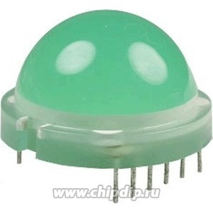 DLC/6SGD, Светодиод 20мм/зеленый/568нм/ 40-60мкд/20мА/2.2в
