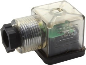 121064-0097, DIN VALVE CONN, RCPT, 2POS, PG9, CABLE