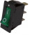 IRS-101-2B3 (зеленый), Переключатель с подсветкой ON-OFF (15A 250VAC) SPST 3P