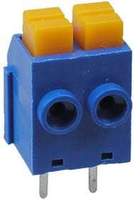390-021-12 (DG390-5.0-02P) (XY118-2P-05), Клеммник нажимной,2-контактный,5мм