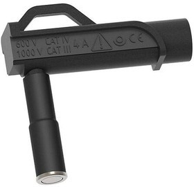 CT3883-0, Test Connectors 9mm MAGNETIC CONN 4mm RT ANGLE BLACK