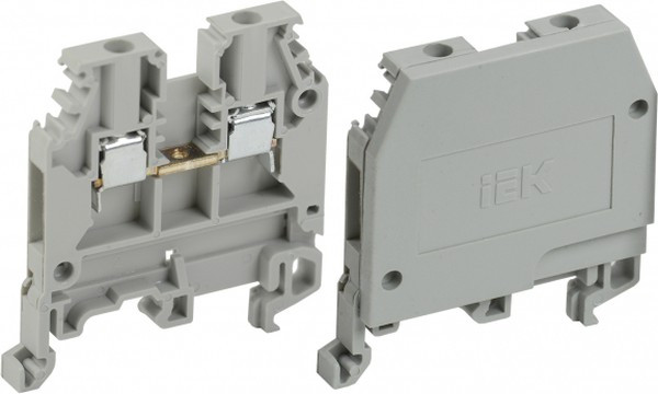 Зажим наборный ЗНИ-2,5мм2 (JXB24А) серый ИЭК