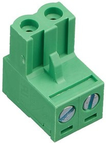 2EDGK-5.0-02P-14, Клеммник, 2-контактный 5мм, угловой