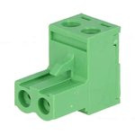 2EDGK-5.0-02P-14, Клеммник, 2-контактный 5мм, угловой