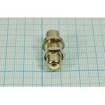 Переходник гнездо RCA на гнездо RCA на панель, № 10321 гн RCA-гн RCA \пан\Au\\флан М10\\переходник