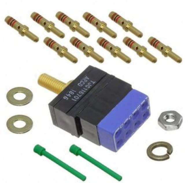 TJG116701, Terminal Junction Modules Series I Ground Stud Module WITH CONTACTS TJG116701, Terminal Junction Modules Series I Ground Stud Module WITH CONTACTS