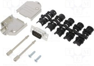 DTZK-09MSSL, Разъем D-Sub; PIN: 9; "папа"; прямой; пайка; на пр DTZK-09MSSL, Разъем D-Sub; PIN: 9; "папа"; прямой; пайка; на пр