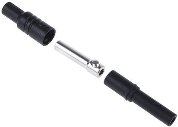 934096100, Black Female Banana Socket, 4 mm Connector, Screw Termination, 24A, Nickel Plating 934096100, Black Female Banana Socket, 4 mm Connector, Screw Termination, 24A, Nickel Plating