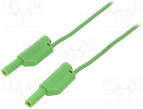 VSFK50001100-GN, Измерительный провод ПВХ 1м зеленый сечение провода 1мм2