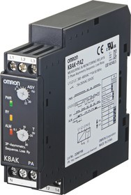 K8AKPA2380480VAC, Phase Monitoring Relay, 3 Phase, SPDT, DIN Rail K8AKPA2380480VAC, Phase Monitoring Relay, 3 Phase, SPDT, DIN Rail