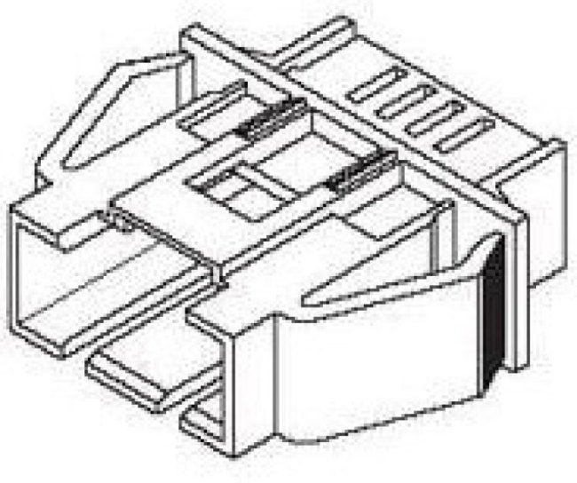 50-65-0022, Headers &amp; Wire Housings CGrid SL PMC WToW DR ModBrnch 22Ckt