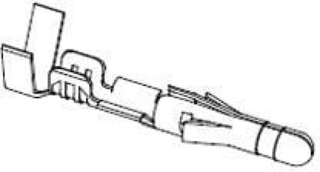 02-09-2611 (Cut Strip), Pin & Socket Connectors .093" TERM 14-18G M Cut Strip of 100 02-09-2611 (Cut Strip), Pin & Socket Connectors .093" TERM 14-18G M Cut Strip of 100