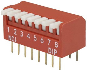 DP-08 (SWD3-8), DIP переключатель DP-08, серия SWD 3-8