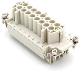 93601-0271, Heavy Duty Power Connectors S-EC Insert 16P FEM Term 7316.6063.0